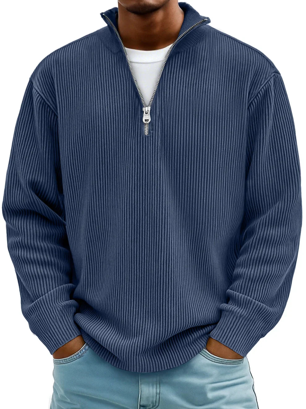 Milano - Trendy zip-up Sweater