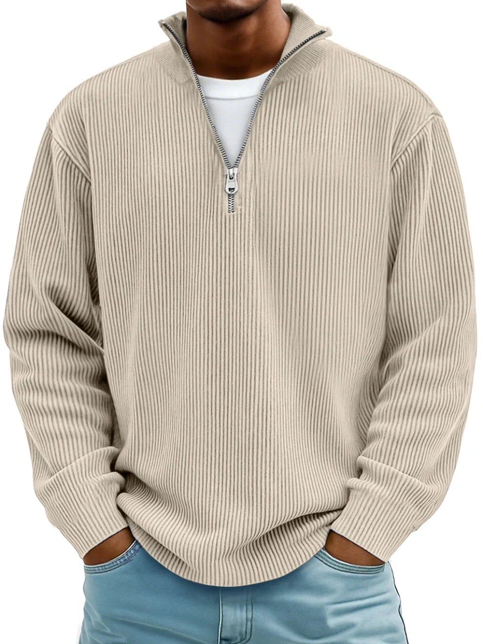 Milano - Trendy zip-up Sweater