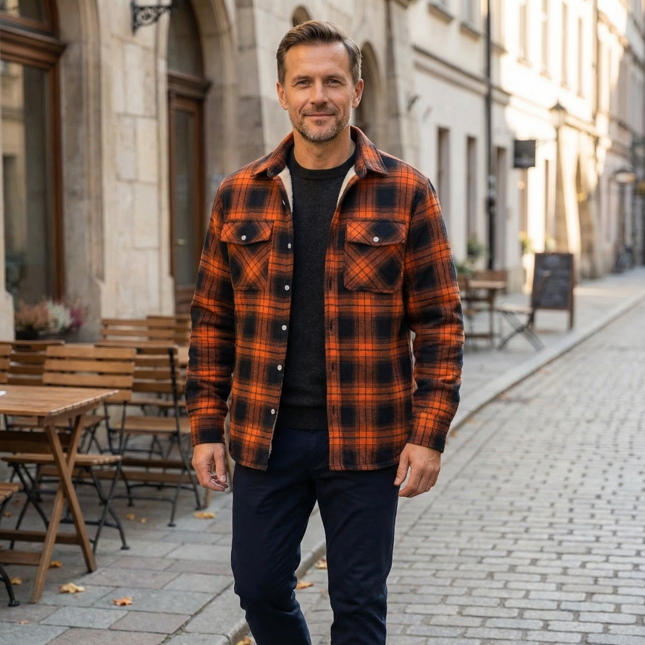 Axel |Casual Checked Shirt Jacket