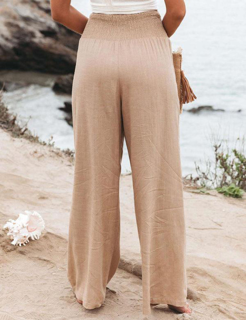 Romy | Wide leg trousers