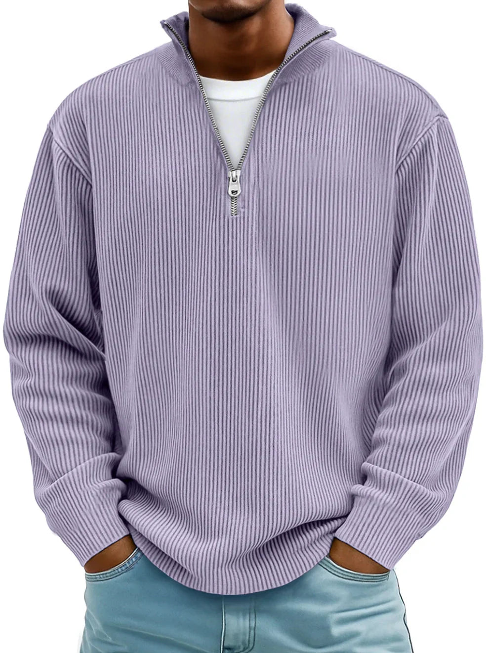 Milano - Trendy zip-up Sweater